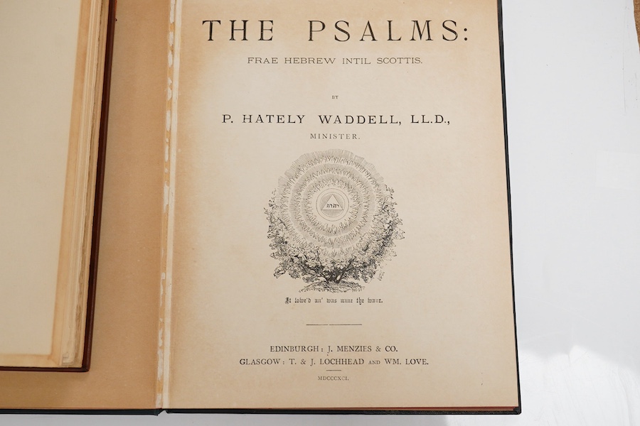 Richards, James - Bits from de old book, being one or more bits from each of de sixty six books of de Bible. Put into de Sussex tongue by Jim Cladpole, Tunbridge Wells, 1936 [BW7142], first edition, of 120 copies, 8vo, S